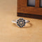 Anillo de Loto Vintage Plata Tailandesa para Mujer