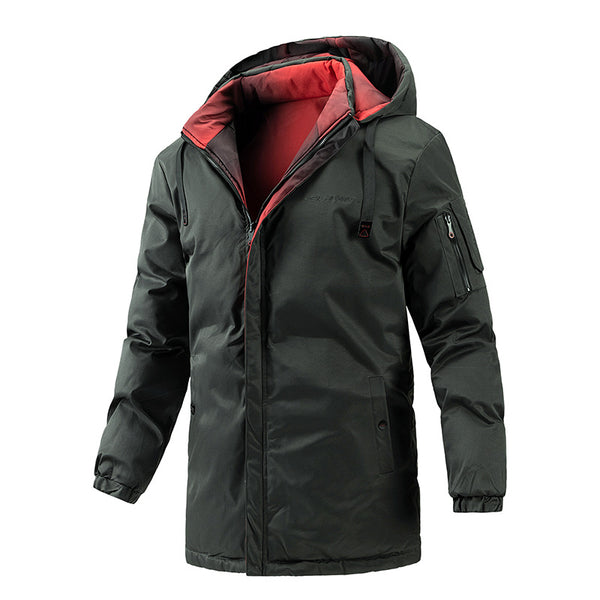 Chaqueta de Invierno Reversible de Algodón para Hombre