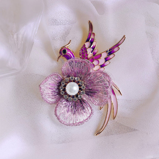 Broche Bordado Fénix - Alfiler de Ave Mitológica - Image 2