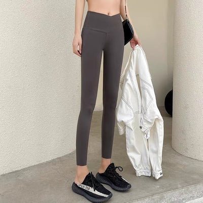 Leggings Deportivos Cintura Cruzada con Tecnología Shark Skin