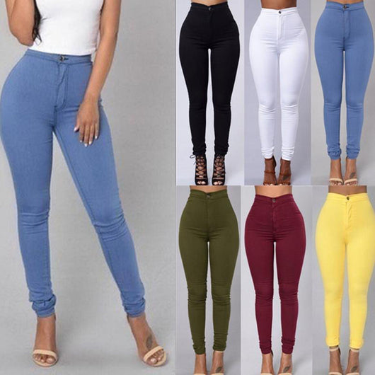 Leggins Elásticos Premium de Cintura Alta - Pantalones Ajustados de Colores Candy - Image 4