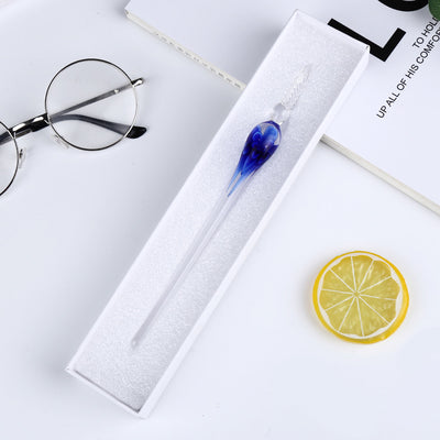Set de Pluma Sumergible con Flor de Cristal Elegante - Image 6