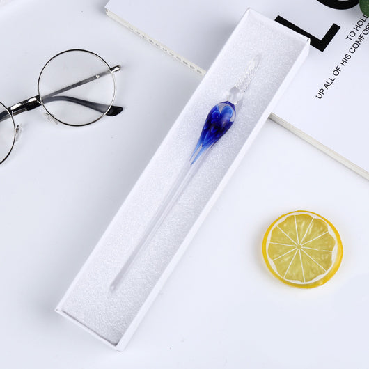 Set de Pluma Sumergible con Flor de Cristal Elegante - Image 6