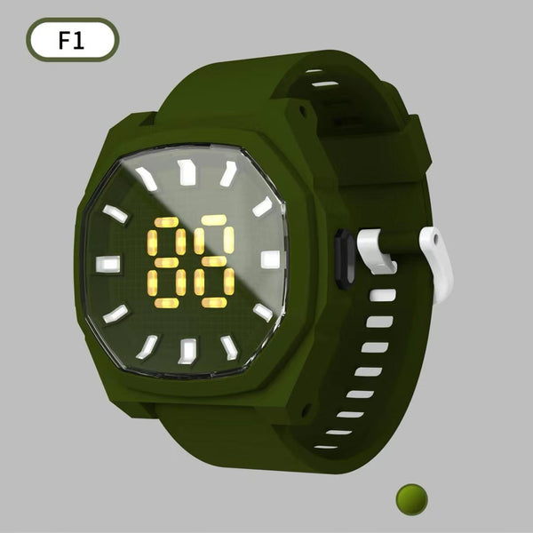 Reloj Deportivo Digital 3D LED Cuadrado para Niños F1 - Image 8