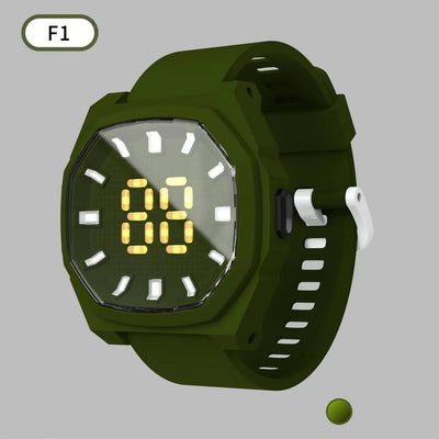 Reloj Deportivo Digital 3D LED Cuadrado para Niños F1 - Image 8