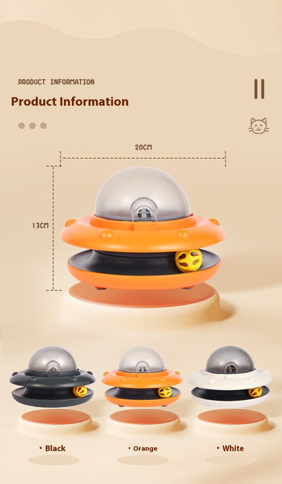 Comedero Interactivo UFO para Gatos - Juguete Educativo y Puzzle 2 en 1 - Image 17