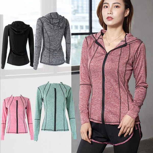 Chaqueta Cardigan para Yoga y Running