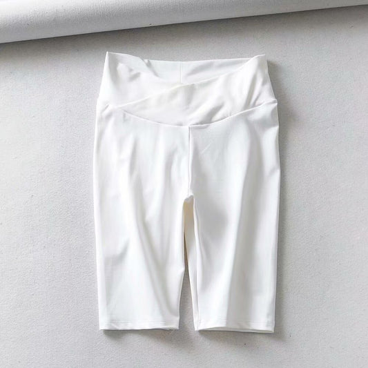 Leggings Deportivos de Cintura Alta con Pliegues y Secado Rápido