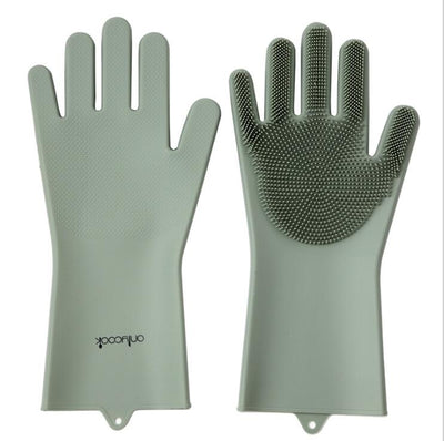 Guantes de Silicona Gruesa para Lavar Platos - Image 5
