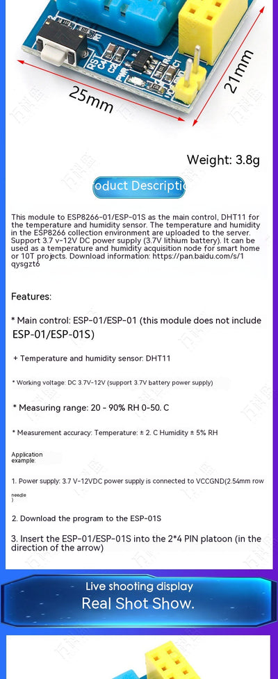 Módulo WiFi de Temperatura y Humedad Inteligente - Image 11