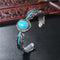 Pulsera Retro Takahashi de Acero Titanio Azul Turquesa