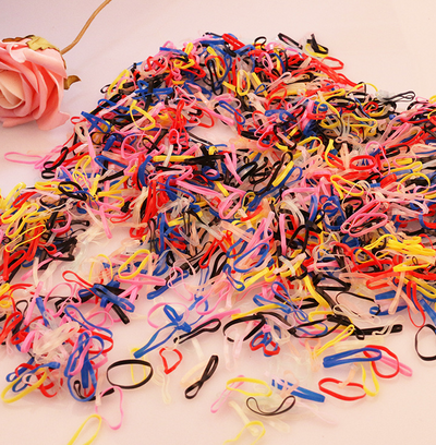 Pack de 2,000 Banditas Elásticas de Colores para Cabello Infantil