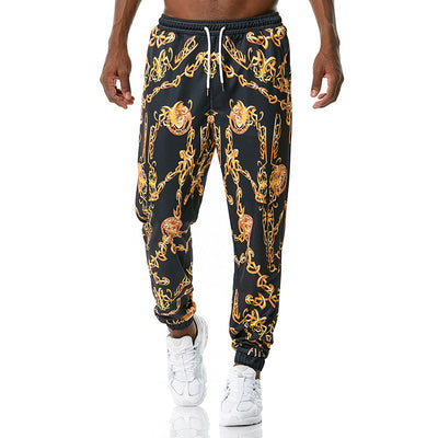 Pantalones de jogging estampados - Comodidad casual para el día a día - Image 26
