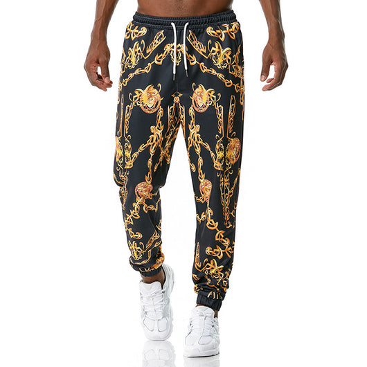 Pantalones de jogging estampados - Comodidad casual para el día a día - Image 26