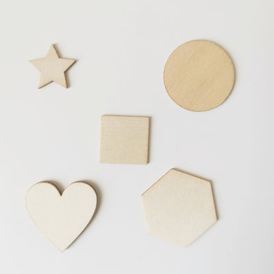Kit de Corte Láser Figuras Geométricas - Virutas de Madera DIY - Image 23