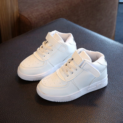 Zapatos Infantiles de Primavera - Zapatillas Blancas de Algodón para Bebés - Image 9