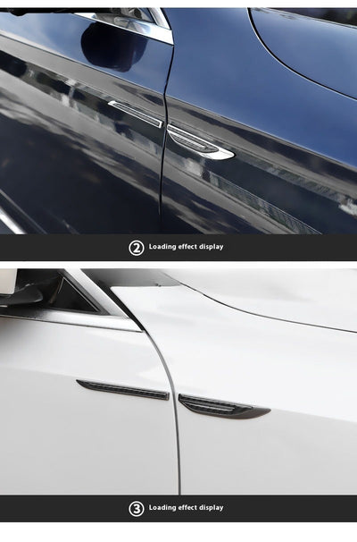 Adhesivo Lateral de Fibra de Carbono con Hoja Metálica - Personalidad Automotriz - Image 19