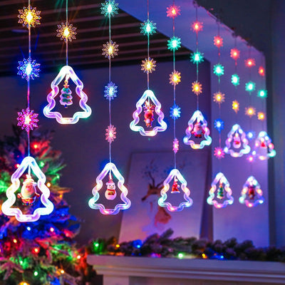 Cadena de Luces Navideñas para Cortinas - Image 29