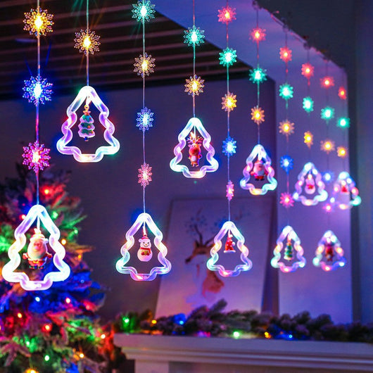 Cadena de Luces Navideñas para Cortinas - Image 29