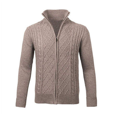 Cardigan de cuello alto con cierre y mangas largas - Image 23