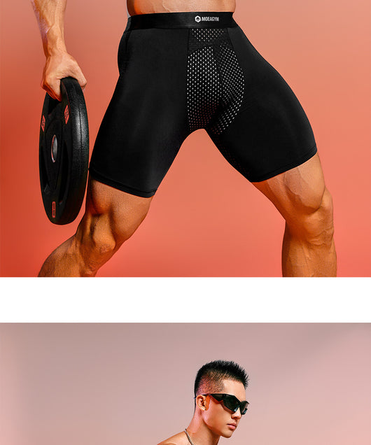 Calzoncillos Deportivos de Seda Helada con Largo Extendido para Hombre - Image 24