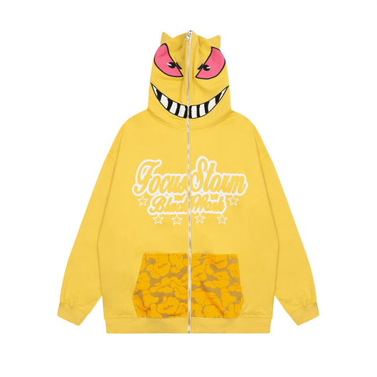 Sudadera con Capucha y Cierre Enmascarado para Hombre - Image 20