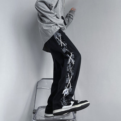 Overol de Invierno Estilo Urbano con Estampado Flor de Cashew para Hombre - Image 7