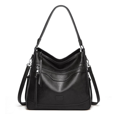 Bolso Tote Vintage de Un Solo Hombro en Cuero Suave - Image 4