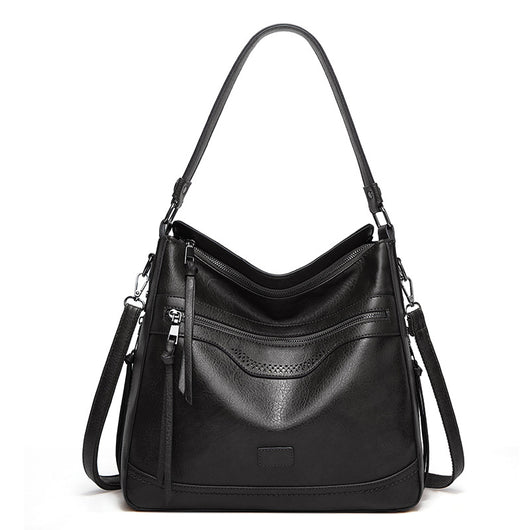 Bolso Tote Vintage de Un Solo Hombro en Cuero Suave - Image 4
