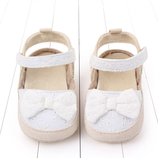 Zapatos para bebé con moño