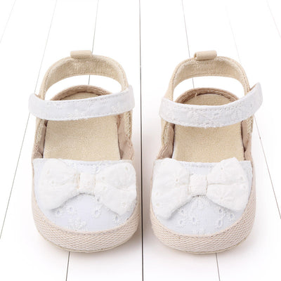 Zapatos para bebé con moño