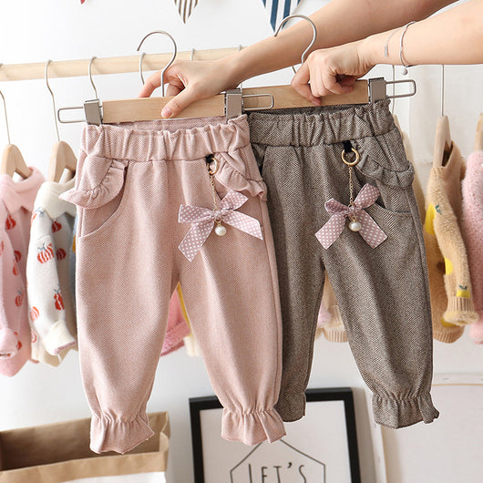 Pantalones Infantiles Estilo Coreano Tendencia Otoño - Image 6