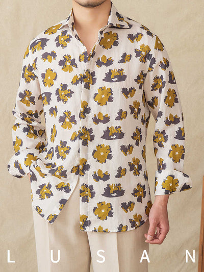 Camisa Ligera de Manga Larga con Drapeado Transpirable para Primavera y Verano - Image 10