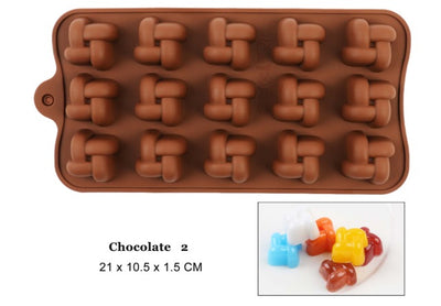 Molde de Silicona para Chocolate 29 Formas - Herramientas Antiadherentes para Repostería - Image 7
