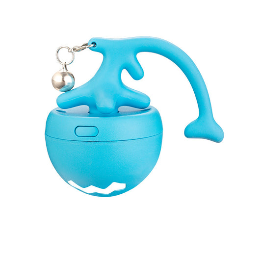 Juguete Interactivo Eléctrico para Gatos - Pelota Rodante USB con Diseño de Espina de Pescado - Image 5