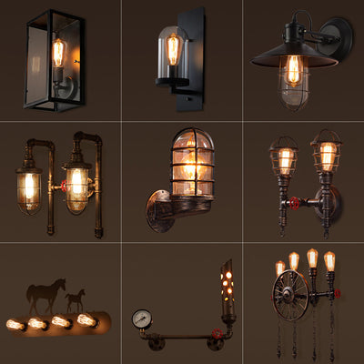 Lámpara de Pared Industrial Retro para Dormitorio y Pasillos - Image 19