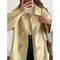 Abrigo de Lana Holgado Casual Midi