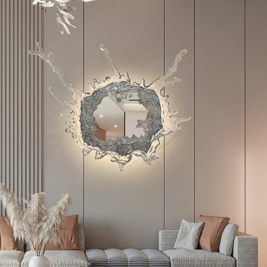 Espejo de Vanidad con Luz LED y Spray de Agua
