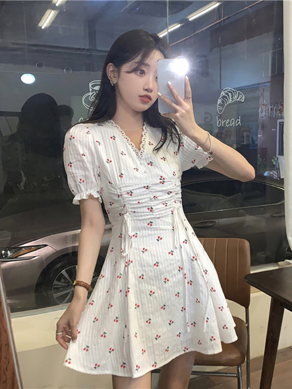 Blusa Floral Rejuvenecedora de Manga Corta