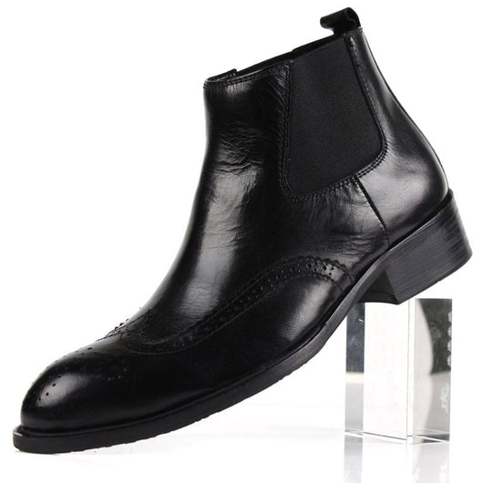 Botas de Cuero Genuino con Punta Afilada - Comodidad Premium - Image 8