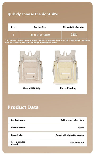 Mochila Pecho para Mascotas Portátil y Ligera - Image 7