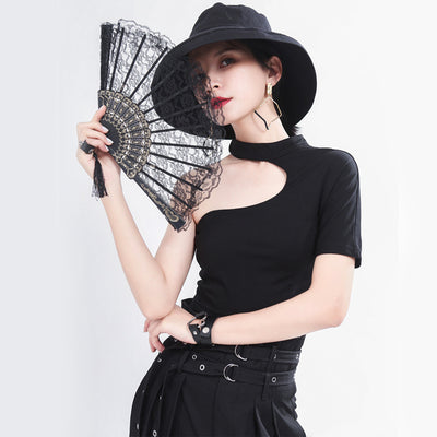 Blusa Corta Hombros Descubiertos Cintura Alta para Mujer - Image 3
