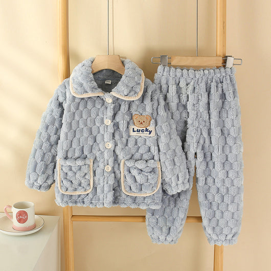 Pijamas Infantiles de Franela Otoño - Comodidad para Dormir - Image 12
