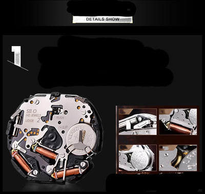 Reloj Deportivo Cuarzo Hombre Esfera Grande Calendario Correa Cuero - Image 12