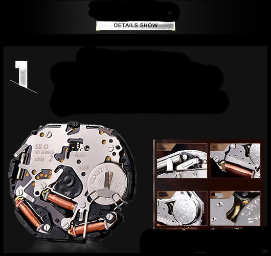 Reloj Deportivo Cuarzo Hombre Esfera Grande Calendario Correa Cuero - Image 12