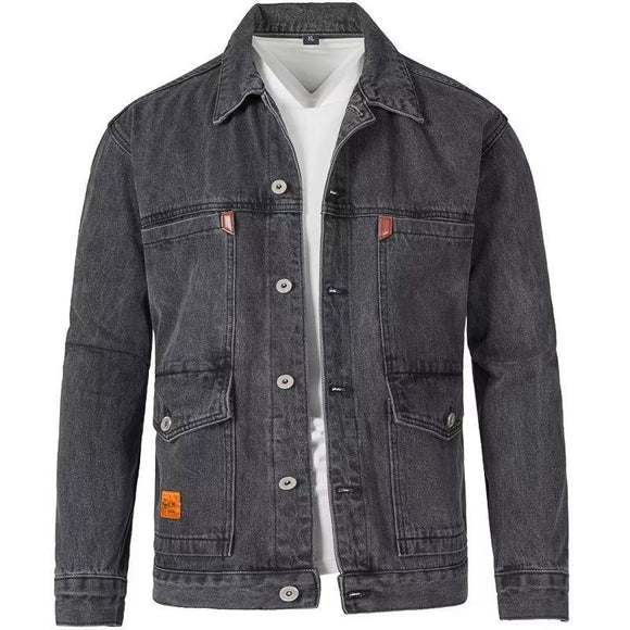 Chaqueta Denim Coreana Slim Fit para Hombre