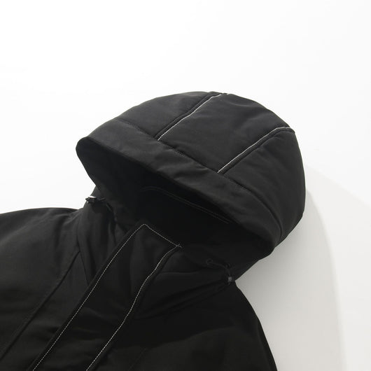 Chaqueta de Plumón con Capucha para Invierno - Versátil para Hombre - Image 7