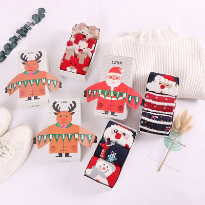 Calcetines Navideños de Coral Gruesos y Cálidos para Casa - Image 6
