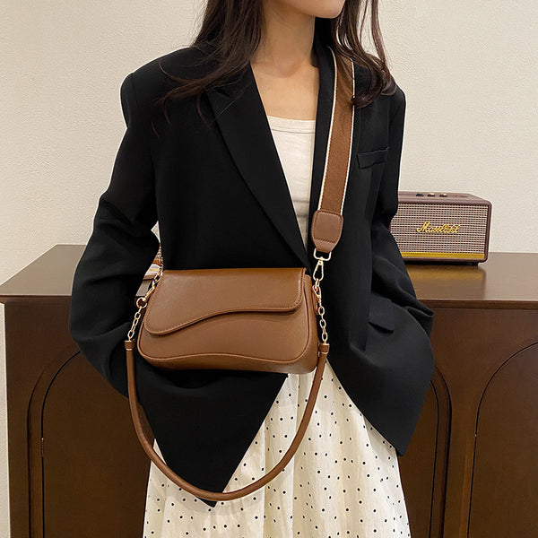 Bolso Retro Bandolera para Mujer con Compartimento Axilar