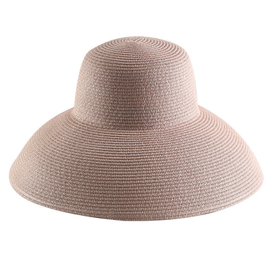 Sombrero de Paja con Ala Ancha para Protección Solar en la Playa - Image 8